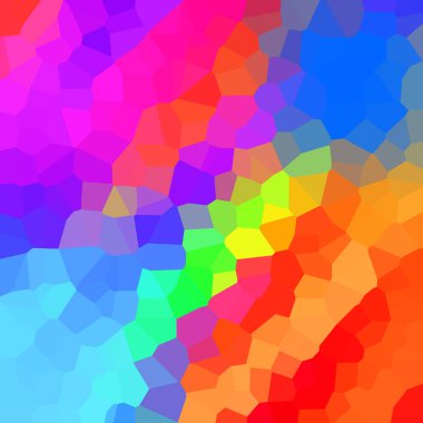 renkli soyut geometrik kristaller arka planı