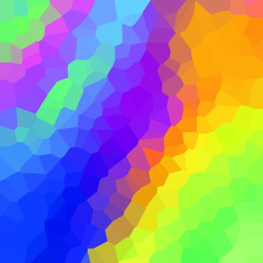 renkli soyut geometrik kristaller arka planı