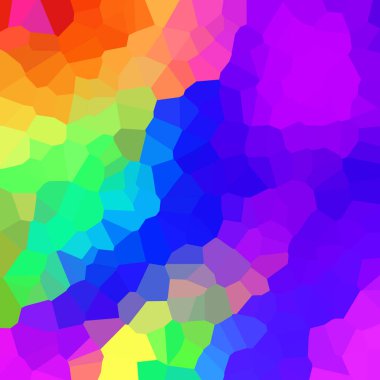 renkli soyut geometrik kristaller arka planı