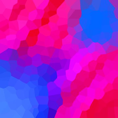 pembe, kırmızı, mavi, mor soyut geometrik kristaller arka plan