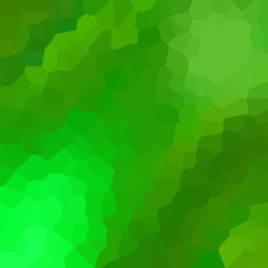 yeşil soyut geometrik kristaller arka plan