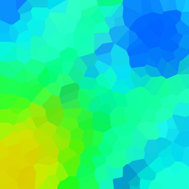 yeşil, mavi, sarı soyut geometrik kristaller arka plan