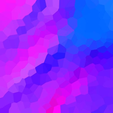 mavi, mor soyut geometrik kristaller arka plan