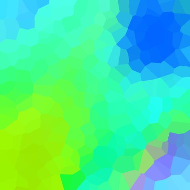 mavi, yeşil, sarı soyut geometrik kristaller arka plan