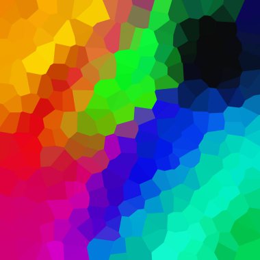 renkli soyut geometrik kristaller arka planı