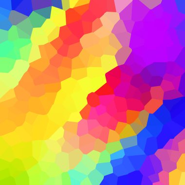 renkli soyut geometrik kristaller arka planı