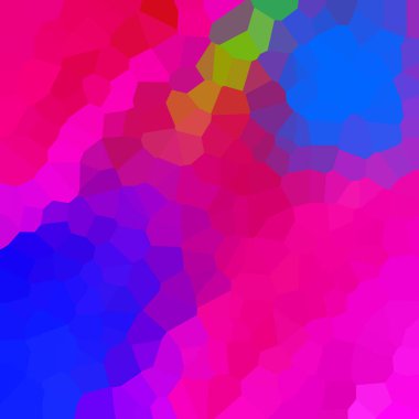 renkli soyut geometrik kristaller arka planı