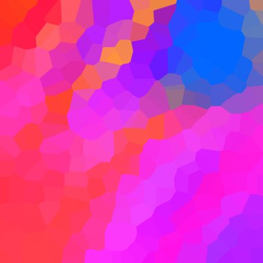 renkli soyut geometrik kristaller arka planı