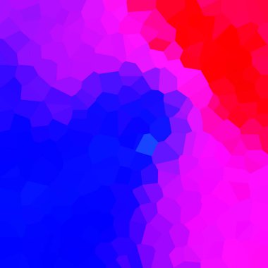 kırmızı, mor, mavi soyut geometrik kristaller arka plan