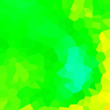 yeşil, sarı soyut geometrik kristaller arka plan