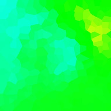 yeşil, mavi, sarı soyut geometrik kristaller arka plan