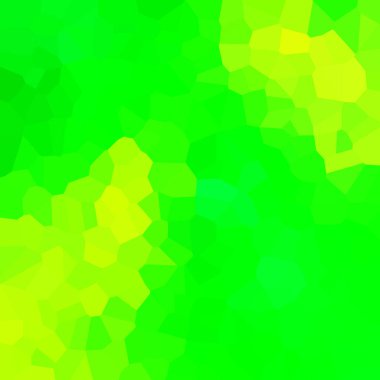 yeşil, sarı soyut geometrik kristaller arka plan 