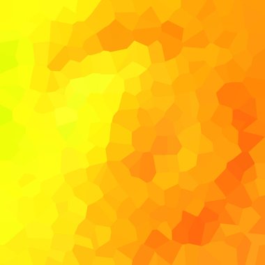 sarı, turuncu soyut geometrik kristaller arka plan