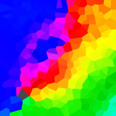 renkli soyut geometrik kristaller arka planı