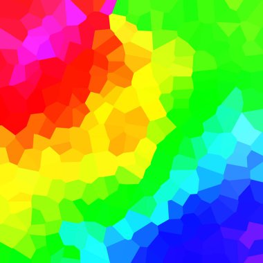 renkli soyut geometrik kristaller arka planı