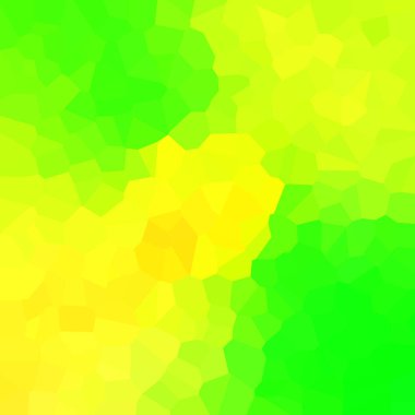 yeşil, sarı soyut geometrik kristaller arka plan