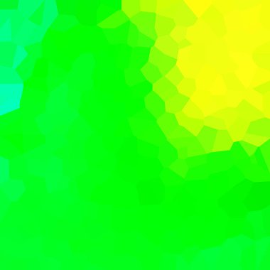 yeşil, sarı soyut geometrik kristaller arka plan