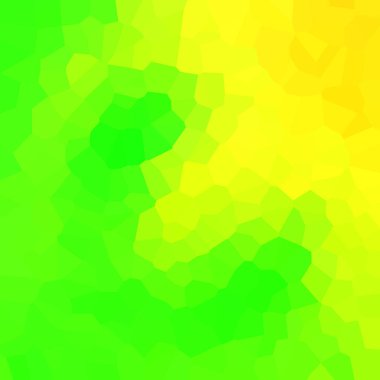 yeşil, sarı soyut geometrik kristaller arka plan