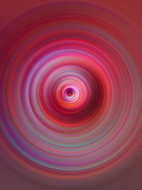 Renkli radyal hareket efekti. Soyut yuvarlanmış arkaplan.