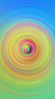 Renkli radyal hareket efekti. Soyut yuvarlanmış arkaplan.