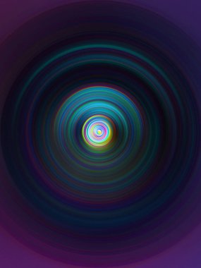 Renkli radyal hareket efekti. Soyut yuvarlanmış arkaplan.