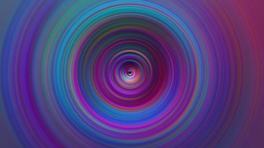 Renkli radyal hareket efekti. Soyut yuvarlanmış arkaplan.