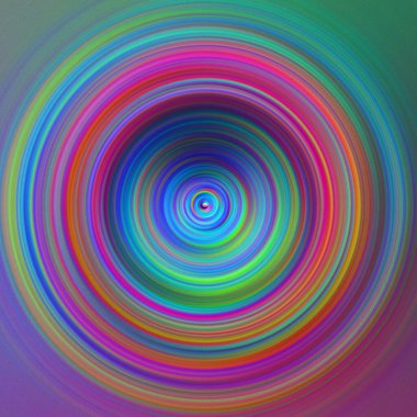 Renkli radyal hareket efekti. Soyut yuvarlanmış arkaplan.