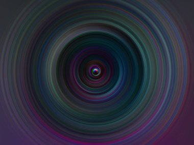 Renkli radyal hareket efekti. Soyut yuvarlanmış arkaplan.