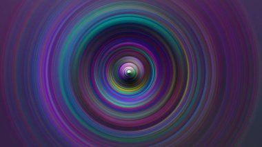 Renkli radyal hareket efekti. Soyut yuvarlanmış arkaplan.