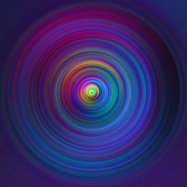 Renkli radyal hareket efekti. Soyut yuvarlanmış arkaplan.