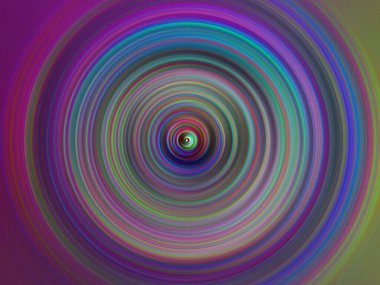 Renkli radyal hareket efekti. Soyut yuvarlanmış arkaplan.