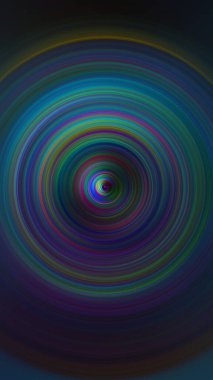 Renkli radyal hareket efekti. Soyut yuvarlanmış arkaplan.