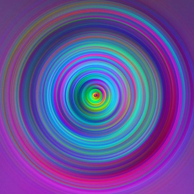 Renkli radyal hareket efekti. Soyut yuvarlanmış arkaplan.