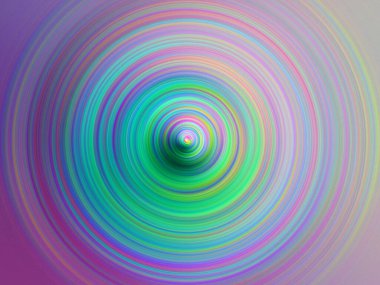 Renkli radyal hareket efekti. Soyut yuvarlanmış arkaplan.