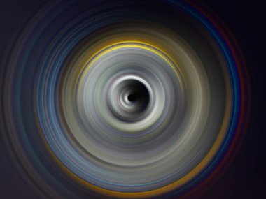 Renkli radyal hareket efekti. Soyut yuvarlanmış arkaplan.