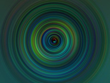 Renkli radyal hareket efekti. Soyut yuvarlanmış arkaplan.