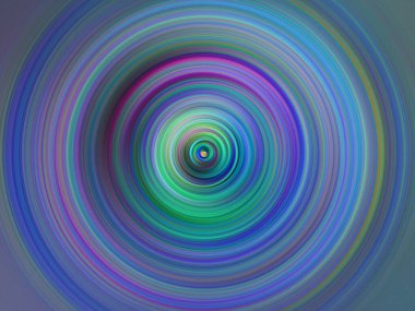 Renkli radyal hareket efekti. Soyut yuvarlanmış arkaplan.