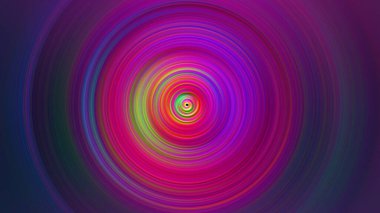 Renkli radyal hareket efekti. Soyut yuvarlanmış arkaplan.