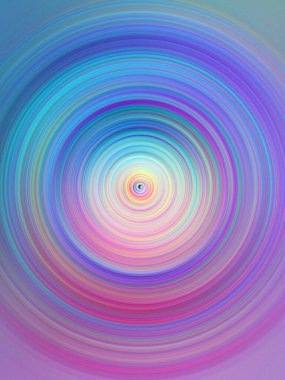 Renkli radyal hareket efekti. Soyut yuvarlanmış arkaplan.