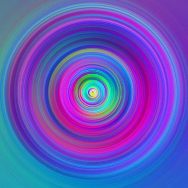 Renkli radyal hareket efekti. Soyut yuvarlanmış arkaplan.