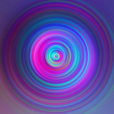 Renkli radyal hareket efekti. Soyut yuvarlanmış arkaplan.