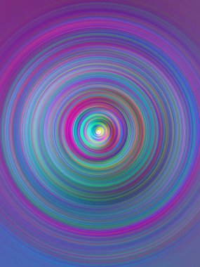 Renkli radyal hareket efekti. Soyut yuvarlanmış arkaplan.