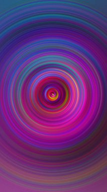 Renkli radyal hareket efekti. Soyut yuvarlanmış arkaplan.