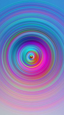 Renkli radyal hareket efekti. Soyut yuvarlanmış arkaplan.