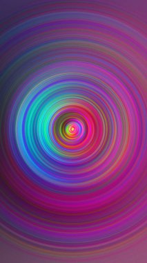 Renkli radyal hareket efekti. Soyut yuvarlanmış arkaplan.