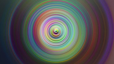 Renkli radyal hareket efekti. Soyut yuvarlanmış arkaplan.