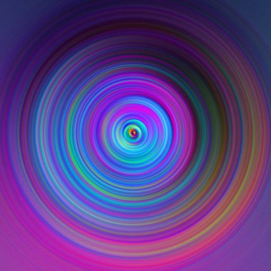 Renkli radyal hareket efekti. Soyut yuvarlanmış arkaplan.