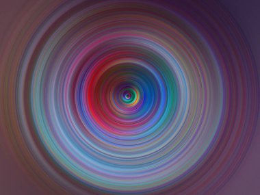 Renkli radyal hareket efekti. Soyut yuvarlanmış arkaplan.