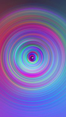 Renkli radyal hareket efekti. Soyut yuvarlanmış arkaplan.