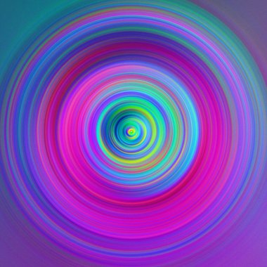 Renkli radyal hareket efekti. Soyut yuvarlanmış arkaplan.